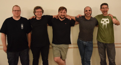 Von links nach rechts: Michael K., Alexander, Jan E., Héctor, Joscha